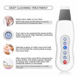 Ultrasonic face cleaner - massager - peeling - liftingSkin