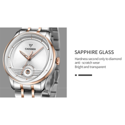 CADISEN - mechanical automatic watch - waterproof - stainless steel - goldWatches
