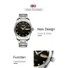 HAIQIN - mechanical automatic watch - stainless steel - gold / whiteWatches