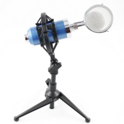 BM8000 - wired recording condenser - microphone - shock mount - stand - 3.5mm plugMicrophones