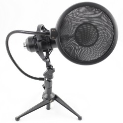 BM8000 - wired recording condenser - microphone - shock mount - stand - 3.5mm plugMicrophones
