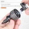 7 in 1 - mini titanium screwdriver - magnetic - S2 alloy steel drill bitScrewdrivers