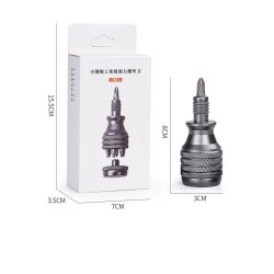 7 in 1 - mini titanium screwdriver - magnetic - S2 alloy steel drill bitScrewdrivers