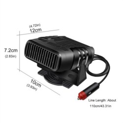 4 in 1 car heater - cooling / heating fan - dryer / demister / defroster - 120WInterior accessories