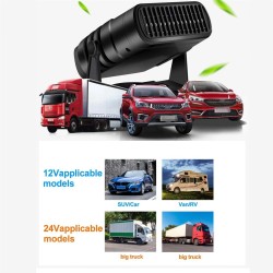 4 in 1 car heater - cooling / heating fan - dryer / demister / defroster - 120WInterior accessories