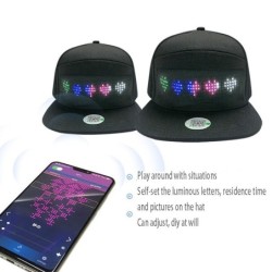 Luminous LED baseball cap - Bluetooth controlHats & Caps