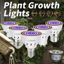 LED bulb - plant grow light - full spectrum - hydroponic - E27 - E14 - GU10 - MR16 - B22 - 220VGrow Lights