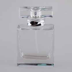 Glass perfume bottle - empty container - with atomizer - 50 mlPerfumes