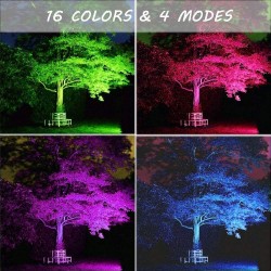 60W - Bluetooth - RGB - LED floodlight - outdoor reflector with musicFloodlights