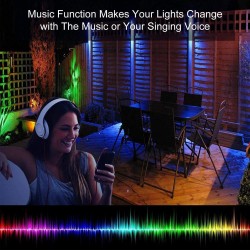 60W - Bluetooth - RGB - LED floodlight - outdoor reflector with musicFloodlights