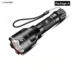 T6 - LED flashlight - 5 lighting modes - waterproofTorches