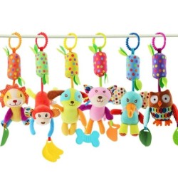 Baby's rattle - hanging plush toyBaby