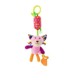 Baby's rattle - hanging plush toyBaby