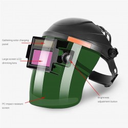 Solar auto darkening welding helmet - adjustable - flip maskHelmets