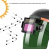 Solar auto darkening welding helmet - adjustable - flip maskHelmets
