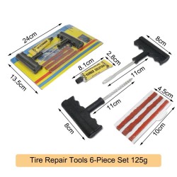 Motorcycle / car tubeless tire puncture repair tool - setWheel parts