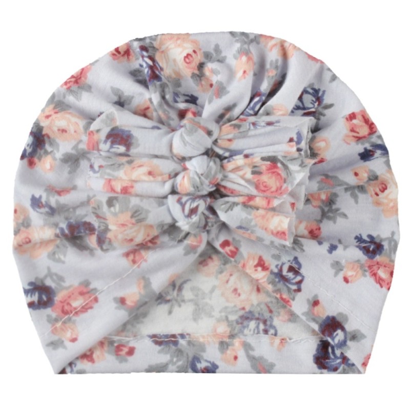 Babies flower turban - hat with with bows knotClothes