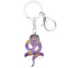 Enamel cobra snake - metal keychainKeyrings