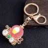 Crystal pumpkin carriage - keychainKeyrings