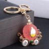 Crystal pumpkin carriage - keychainKeyrings