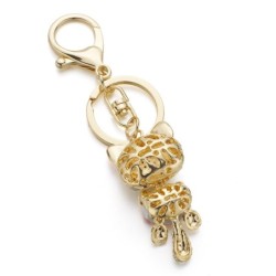 Crystal cat keychainKeyrings