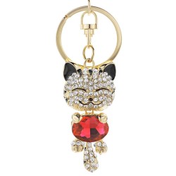 Crystal cat keychainKeyrings