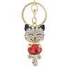 Crystal cat keychainKeyrings
