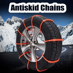 Car winter tire anti-skid chains - nylon - 10 piecesWheel parts