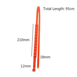 Car winter tire anti-skid chains - nylon - 10 piecesWheel parts