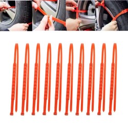 Car winter tire anti-skid chains - nylon - 10 piecesWheel parts