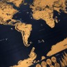 Personalized World Map - mini poster - wall sticker - scratch-coatedWall stickers