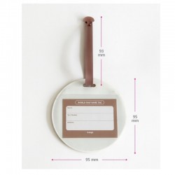 World map - ID / address holder - luggage tag - travel accessoriesOutdoor & Camping