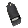 Small leather shoulder bag - punk style - skull / rivetsBags