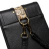 Small leather shoulder bag - punk style - skull / rivetsBags
