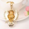 Crystal owl / key - keychainKeyrings