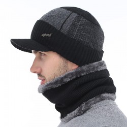 Men's winter hat with scarf - setHats & Caps