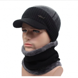 Men's winter hat with scarf - setHats & Caps