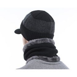 Men's winter hat with scarf - setHats & Caps
