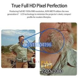 AUN AKEY9S - LED HD projector - Android - Bluetooth - WIFI - 4K - 1080PProjectors