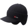 Warm winter knitted hat - with visor / ears protectionHats & Caps