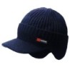 Warm winter knitted hat - with visor / ears protectionHats & Caps