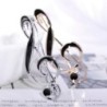 Musical note brooch - black enamelBrooches