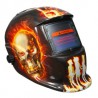 Auto-darkening welding helmet - hellfire / skullHelmets