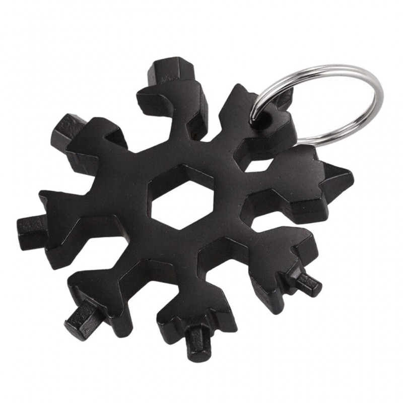 18 in 1 multi-tool - stainless steel bottle opener / screwdriver - snowflakeBar supply