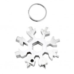 18 in 1 multi-tool - stainless steel bottle opener / screwdriver - snowflakeBar supply