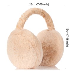 Big warm fluffy earmuffs - foldableHats & caps
