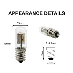 E14 - 12V - 24V - 110V - 220V - 1W - LED bulb - 4 piecesE14