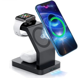 3 in 1 magnetic wireless charger - fast charging - for iPhone - Apple Watch - AirPodsAccessories