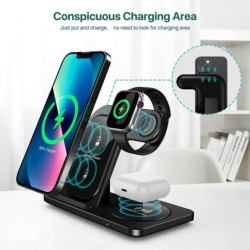 3 in 1 wireless charger - fast charging stand - for iPhone - AirPods - Apple Watch - SamsungChargers
