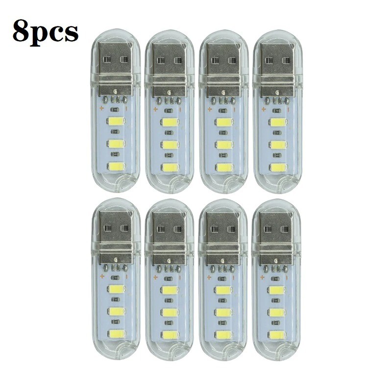 USB strip light - mini LED lamp - emergency lighting - 8 piecesLights & lighting